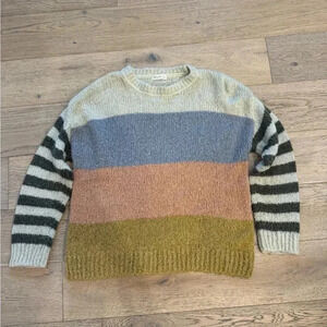 Rylee & Cru Women's Stripe Aspen Sweater Small